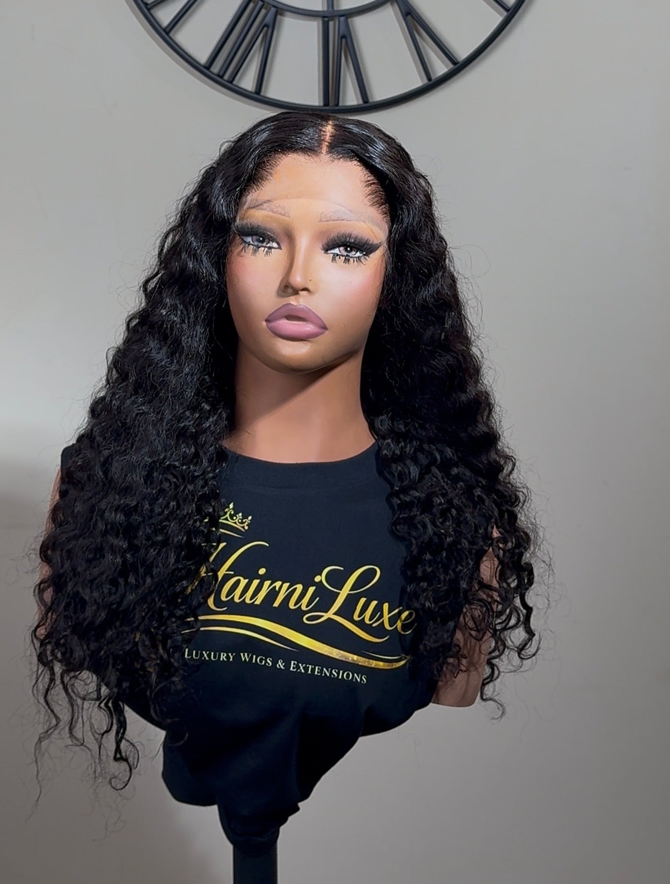 WIG AMARA — Glueless HD Lace Wig – Ready to Wear 20” Raw Curly Lagos Hairline Lace Front Wig