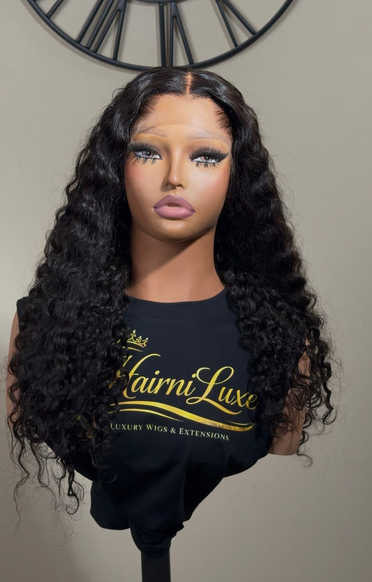 WIG AMARA — Glueless HD Lace Wig – Ready to Wear 20” Raw Curly Lagos Hairline Lace Front Wig