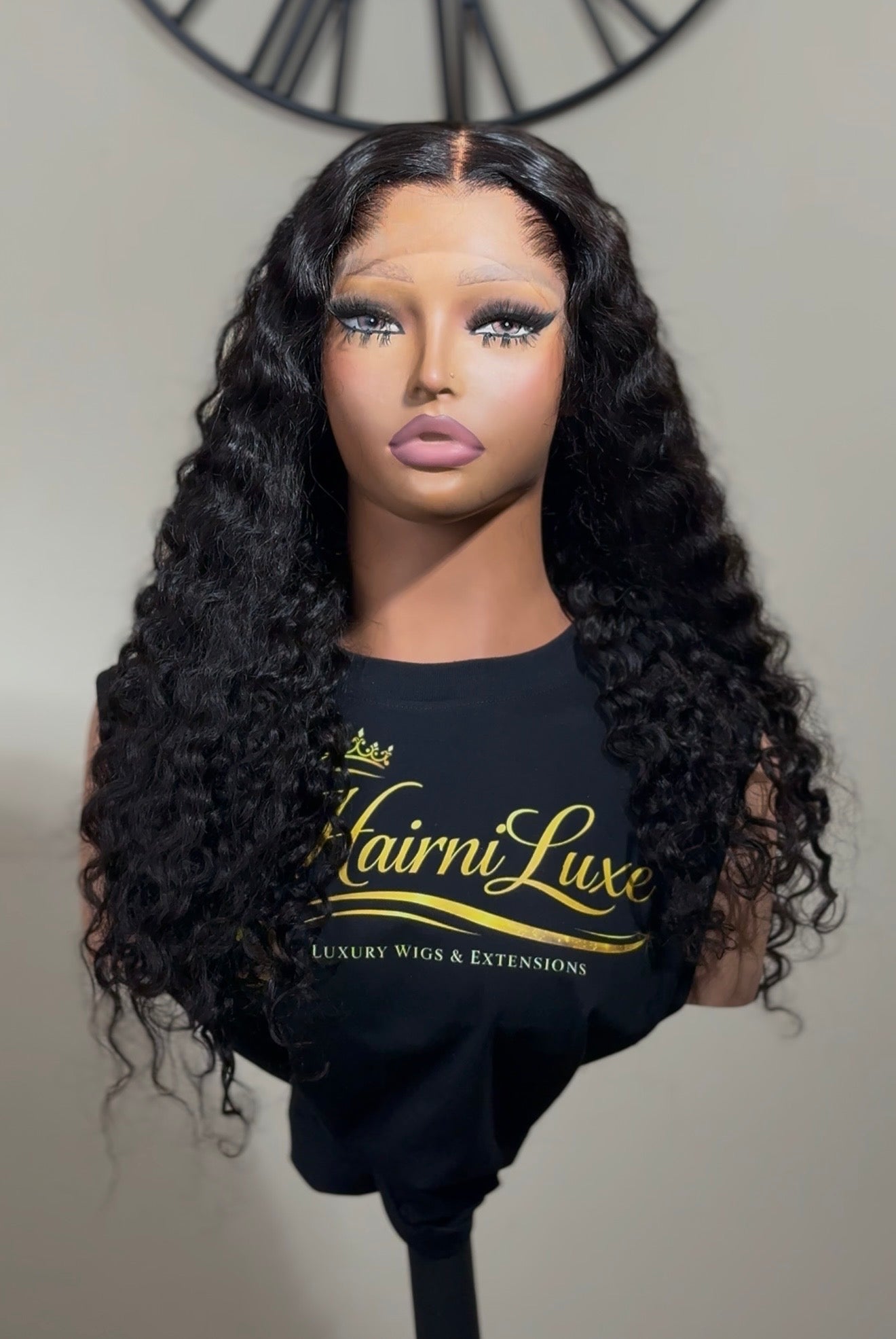 WIG AMARA — Glueless HD Lace Wig – Ready to Wear 20” Raw Curly Lagos Hairline Lace Front Wig